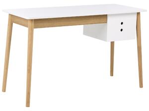 Pracovní stůl FENESTRA Světle hnědá/Bílá 120 cm 50 cm