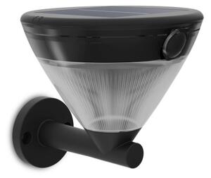 Solární nástěnné svítidlo se senzorem LED 2700K čierna IP44 PHILIPS Kyna 8721103105592