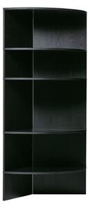Černá knihovna z jasanového dřeva 100x168 cm Trian – WOOOD