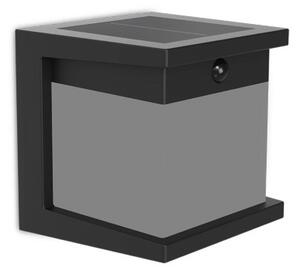 Solární nástěnné svítidlo se senzorem LED 2700K čierna IP44 PHILIPS Diara 8721103105530