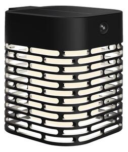 Solární nástěnné svítidlo se senzorem LED 2700K čierna IP44 PHILIPS Hara 8721103105578