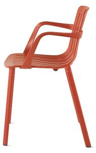 MAGIS - Židle PLATO s područkami - červená