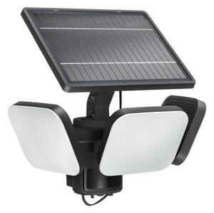 Solární nástěnné svítidlo se senzorem LED 3000K čierna IP65 PHILIPS UltraEfficient Zyren 8721103105431