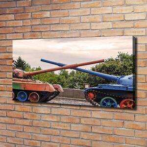 Moderní obraz canvas na rámu Dva tanky oc-66952681