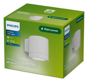 Venkovní nástěnné svítidlo 1x GU10 biela IP44 PHILIPS Fylx 8721103104953