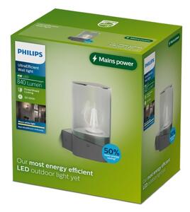 Venkovní nástěnné svítidlo LED 2700K antracitová IP44 PHILIPS UltraEfficient Nayl 8721103104892