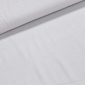 Flanel bavlněný UNI, jednobarevný světle šedý, š.160cm (látka v metráži)