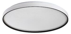 Rabalux 71450 LED přisazené stropní svítidlo Zerava | 60W integrovaný LED zdroj | 3800lm | 3000-6500K | dálkové ovládání | stmívač | černá