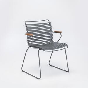 Houe Denmark - Židle CLICK s područkami, tmavě šedá