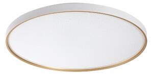 Rabalux 71454 LED přisazené stropní svítidlo Zerava | 80W integrovaný LED zdroj | 4600lm | 3000-6500K | dálkové ovládání | stmívač | zlatá