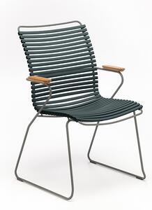 Houe Denmark - Židle CLICK s područkami vyšší, zelená