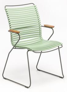 Houe Denmark - Židle CLICK s područkami vyšší, světle zelená