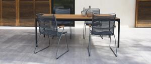 Houe Denmark - Židle CLICK s područkami vyšší, šedomodrá