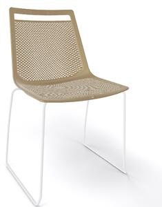 GABER - Židle AKAMI S, béžová/bílá