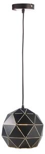 Závěsné svítidlo Asterope, Ø 25 cm, kulaté, černé
