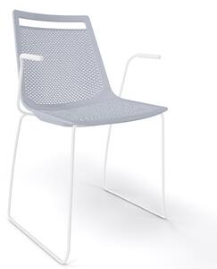 GABER - Židle AKAMI SS, šedá/bílá