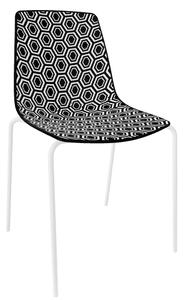 GABER - Židle ALHAMBRA NA, černobílá/bílá