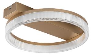 Rabalux 71471 LED přisazené stropní svítidlo Rivona | 18W integrovaný LED zdroj | 1400lm | 3000-6500K | dálkové ovládání | stmívač | zlatá