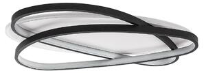 Rabalux 71470 LED přisazené stropní svítidlo Brantiel | 57W integrovaný LED zdroj | 3200lm | 3000-6000K | dálkové ovládání | stmívač | černá