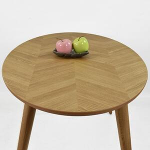 Oválný jídelní stůl 190 x 95 cm, barva dub