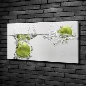 Foto obraz na plátně Jablko pod vodou oc-67341164
