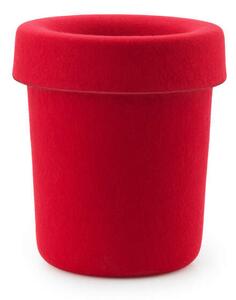 Normann Copenhagen Odpadkový koš Hide, bright red