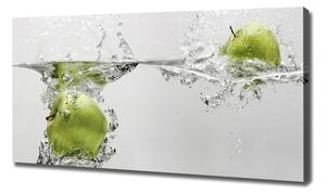 Foto obraz na plátně Jablko pod vodou oc-67341164