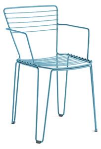 ISIMAR - Židle MENORCA s područkami - modrá