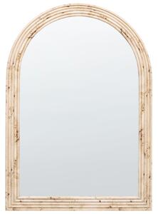 Zrcadlo MILLERY 73 cm 102 cm Světle hnědá