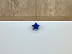 In-Design Nábytková knopka Hvězdička modrá