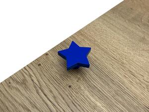 In-Design Nábytková knopka Hvězdička modrá