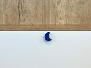 In-Design Nábytková knopka měsíček modrý