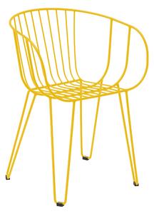 ISIMAR - Židle OLIVO - žlutá