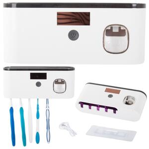 Automatický dávkovač zubní pasty a UV sterilizátor kartáčků