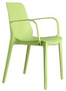 SCAB - Židle GINEVRA s područkami - zelená