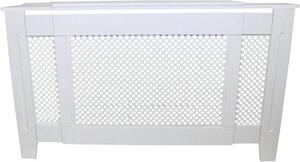 Nastavitelný kryt radiátoru – topný box – dekorace interiéru – skryje a ochrání – rozměry 1400 mm – 1920 mm – bílá barva