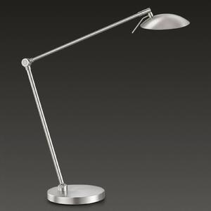 Stmívatelná stolní lampa LED Beatrice, nikl matný