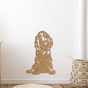 Dřevo života | Dřevěná dekorace Kokršpaněl | Rozměry (cm): 20x30 | Barva: Bílá