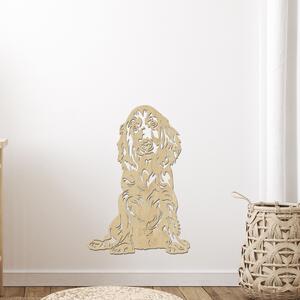 Dřevo života | Dřevěná dekorace Kokršpaněl | Rozměry (cm): 20x30 | Barva: Třešeň
