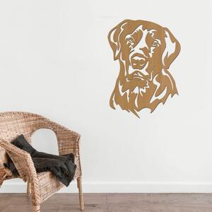 Dřevo života | Dřevěná dekorace psa Labrador | Rozměry (cm): 22x30 | Barva: Třešeň