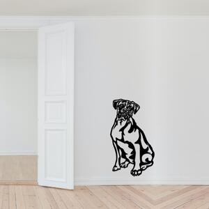 Dřevo života | Dřevěná dekorace psa Boxer | Rozměry (cm): 16x30 | Barva: Ořech