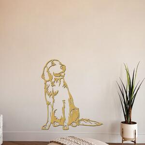 Dřevo života | Dřevěná dekorace psa Retriever | Rozměry (cm): 26x30 | Barva: Javor