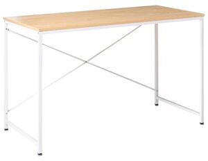 Pracovní stůl ANDASTE Světle hnědá/Bílá 120 cm 60 cm