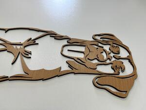 Dřevo života | Dřevěná dekorace psa Ridgeback | Rozměry (cm): 19x30 | Barva: Buk