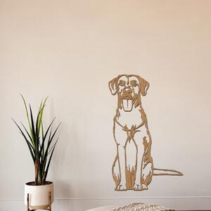 Dřevo života | Dřevěná dekorace psa Ridgeback | Rozměry (cm): 19x30 | Barva: Černá