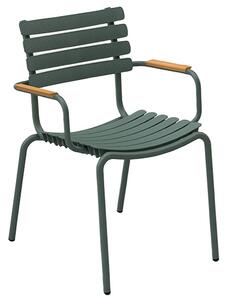 Houe Denmark - Židle RECLIPS s bambusovými područkami