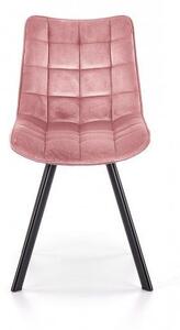 LuxuryForm Jídelní židle ORLEN VELUR - růžová