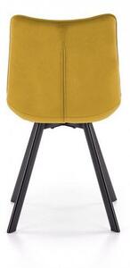 LuxuryForm Židle ORLEN VELUR - žlutá