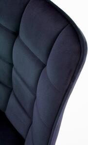 LuxuryForm Židle ORLEN VELUR - tmavě modrá