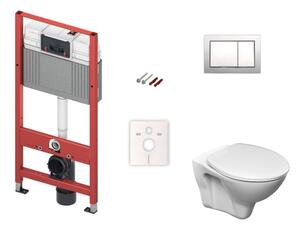 Cenově zvýhodněný závěsný WC set TECE do lehkých stěn / předstěnová montáž + WC Ceramia S-Line Pro KMPLSIKOTSCR